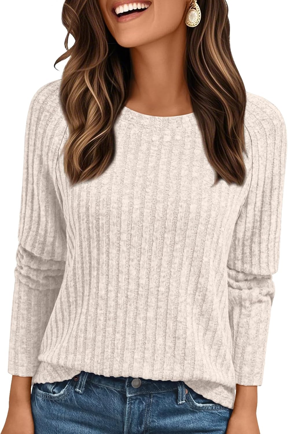 AUTOMET Womens Long Sleeve Shirts Fall Fashion Tops 2025 Crewneck Dressy Sweaters Tunic Winter Clothes Casual Outfits