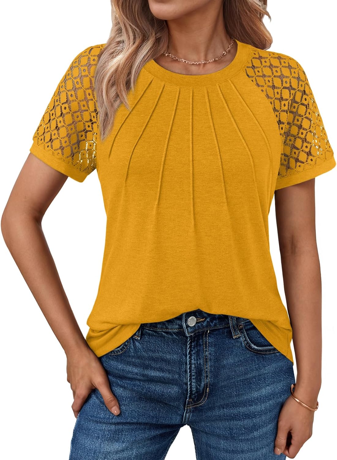 AUTOMET Womens Summer Tops Spring Shirts Trendy Vacation Outfits Short Sleeve Business Tshirts Fashion Casual Blouses