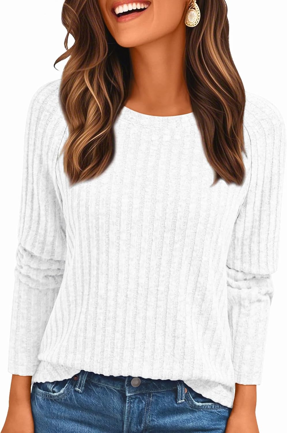 AUTOMET Womens Long Sleeve Shirts Fall Fashion Tops 2025 Crewneck Dressy Sweaters Tunic Winter Clothes Casual Outfits