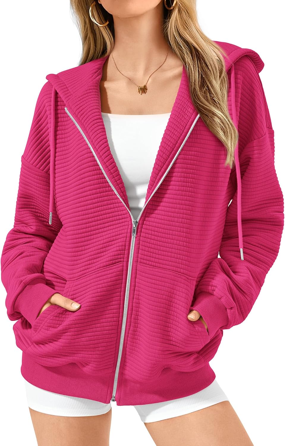 BTFBM Zip Up Hoodie Women Long Sleeve Sweatshirts Fall Outfits 2025 Oversized Hoodies Casual Fashion Jackets