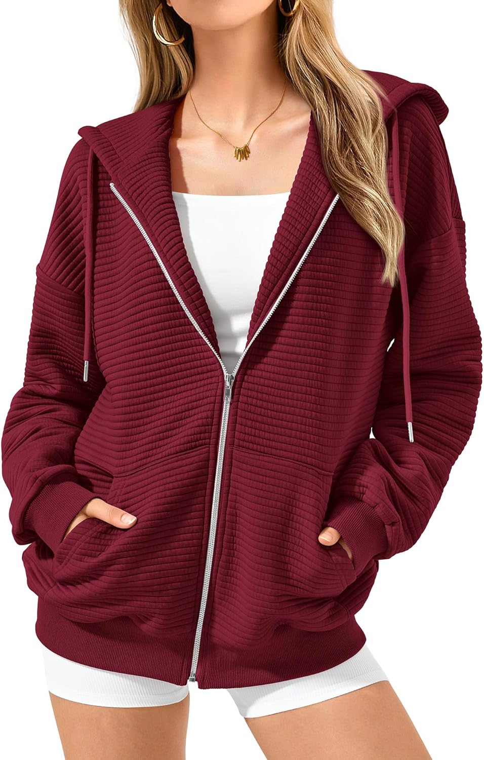 BTFBM Zip Up Hoodie Women Long Sleeve Sweatshirts Fall Outfits 2025 Oversized Hoodies Casual Fashion Jackets